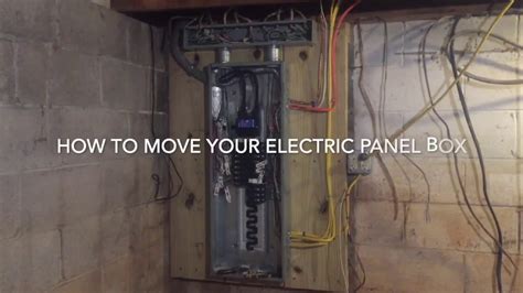 cost of moving an electrical box|moving a breaker box.